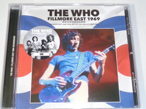 THE WHO/FILMORE EAST 1969(SOUNDBOARD)CD