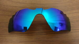 処分価格！★オークリー レーダーパス用 カスタム偏光レンズ　Radar Path ICE BLUE Color VENTED Polarized 