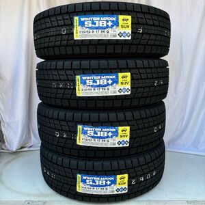 今季入荷分 2024年製 新品 ダンロップ ウインターマックス SJ8+ 215/60R17 4本 215/60-17 スタッドレス SUV 正規品 4本送料込70000円~