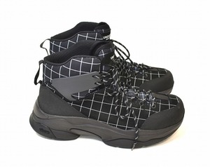 UNDERCOVER （アンダーカバー）UC1B4F01-2 スパイダーチェック 総柄トレッキングシューズ BOOTS ブーツ ミッドカット スニーカートレック