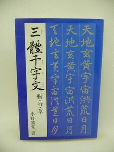 三体千字文 ★ 小野鵞堂 ◆ マール社 ▼