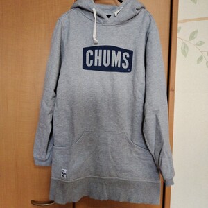 中古☆CHUMS パーカー 裏起毛　 チャムス