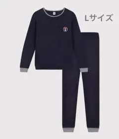 ★SALE中★『新品』petitbateau Lサイズ パイル長袖パジャマ