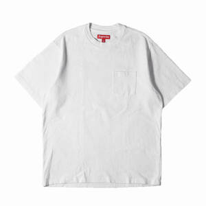 【美品】Supreme シュプリーム Tシャツ サイズ:M / 24AW ヘビーウェイト ポケット クルーネック Tシャツ (S/S Pocket Tee) / ホワイト