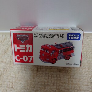 【未開封】トミカ(tomica TOMY) 旧箱 C-07 カーズ・レッド(スタンダードタイプ) ～ディズニー・ピクサー トミカコレクション