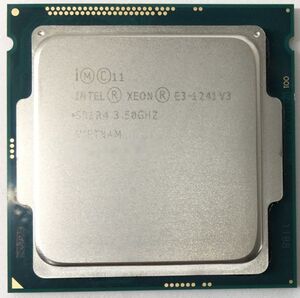 XEON E3-1241 V3 ×1枚 Intel CPU 3.50GHz SR1R4 4コア 8スレッド ソケット FCLGA1150 サーバー用 BIOS起動確認済【中古品】【送料無料】