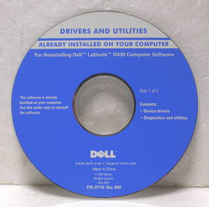 DELL　コンピューター　D430　ソフト　DELL　for　reinstalling　dell　LATITUDE　D430　Computer　software