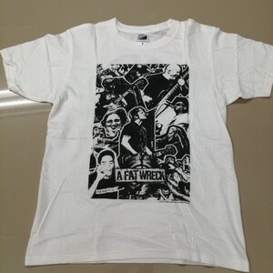 D09 バンドTシャツ　レーベルT FAT WRECK CHORDS 白　ファットレコード