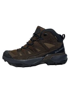 salomon◆トレッキングブーツ/26.5cm/BRW/スウェード/475709