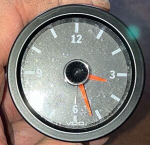 空冷 フォルクスワーゲン VW VDO クロック 時計 メーター ゲージ METER GAUGE COCKPITシリーズ φ52mm 12V NO.4574