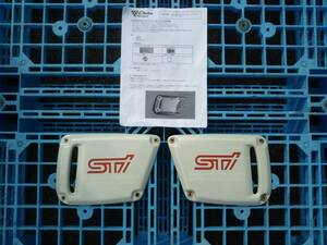 ☆即決！ 希少！ 廃盤品！ インプレッサ VAB STI デルタスピード フォグカバー 左右 白 subarist_5_5_5 60329a☆