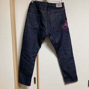 【美品】UNIFORM EXPERIMENT ユニフォーム エクスペリメント UE-220031 RIGID DENIM PANTS ジーンズ インディゴ サイズ2 濃紺