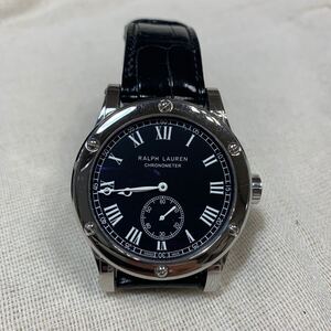 ラルフローレン RALPH LAUREN スポーティング クラシック クロノメーター 45MM 自動巻 RLR0220706 メンズ 腕時計　中古 