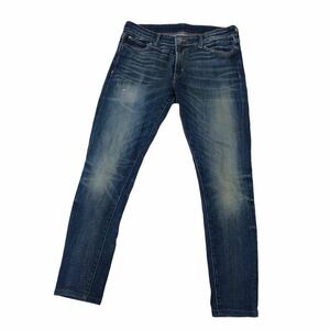 H728 Denim & Supply Ralph Lauren ラルフローレン Shinny スキニー デニム パンツ ジーンズ Gパン ネイビー系 メンズ 31