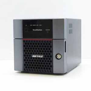 〇BUFFALO TeraStation TS3210DN【バッファロー/HDD 2TB x 2/NAS/FW5.92-0.08アップデート済み/接続確認済み/鍵付き】