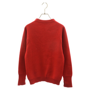 ANDERSEN-ANDERSEN アンデルセン-アンデルセン 5GG CREW NECK クルーネック 長袖ニット セーター レッド DK-1552