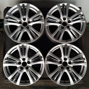 管理番号：A8-136【4本価格】【18×8J 5x114.3 ET+45 ハブ60】レクサス純正・GS等・店頭引取可能・適格請求書発行可能