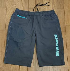 定価12,100円　ビアンキ　Bianchi　ショートパンツ　JP191S1602　グレー　チャコール　メンズXS