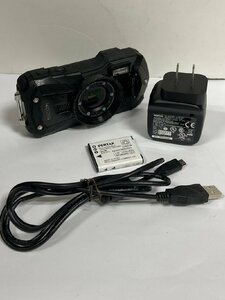 【中古品】リコー コンパクトデジタルカメラ WG-70 / RICOH / 簡易動作確認済　※充電アダプターが型違いのもの。(充電は出来ました)
