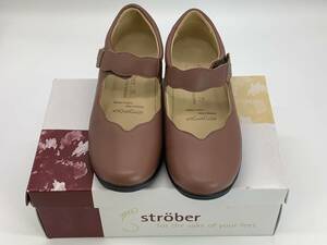 ★strober　ストロバー　スカラップカット　メリージェーン　ドイツ製　レディースシューズ　3 1/2　美品