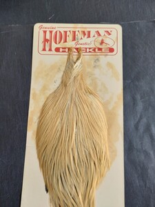 ☆Hoffman Hackles Super Cape #3Light Gingerホフマンハックルスーパーケープライトジンジャー☆ホワイティング　コックネックハックル