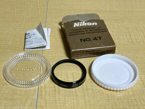 【未使用品？　送料185円可】ニコン クローズアップ フィルター NIKON Close up filter No.4T