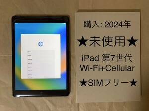 未使用 iPad 第7世代 10.2インチ 32GB Wi-Fi+Cellularモデル A2198 NW6A2J/A Space Gray スペースグレイ SIMフリー