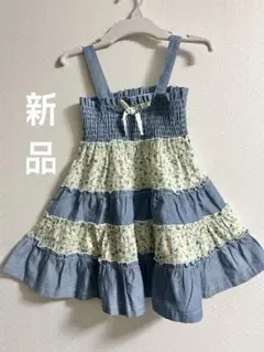 新品　a.v.v 花柄ワンピース