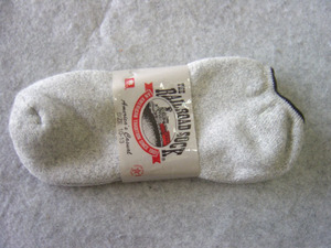 超特価【 送料無料 新品 】THE RAILROAD SOCK ショート ソックス 淡グレー系／ベージュ