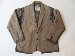 2024AW REBUILD by NEEDLES Tweed Jacket - Covered Jacket サイズM ブラウン リメイクツイードジャケット/ニードルズリビルド