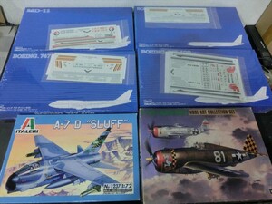 T【F7-59】【140サイズ】一部未開封/未組立/ITALERI 172 A-7 D SLUFF 戦闘機/飛行機/プラモデル