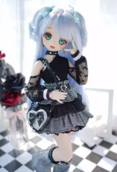 S352 BJD 1/3 人形 ドール　用ウィッグ カツラ 耐熱 ハンドメイド