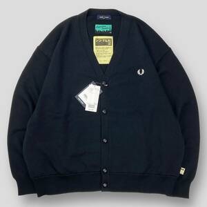 極美品 FRED PERRY x SSZ / フレッドペリー x エスエスズィー 22SS L/TEACHER C/G 11-15-1617-060 M SSM3503 NAVY 伝説の教師 カーディガン