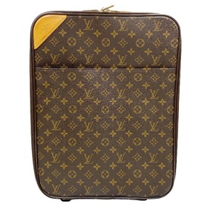 ルイヴィトン スーツケース M23293 ペガス45 モノグラム キャスター付き旅行かばん LOUIS VUITTON ブラウン ユニセックス 中古