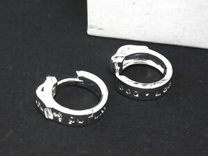 1円 ■極美品■ Vivienne Westwood ヴィヴィアンウエストウッド オーブ フープ ピアス アクセサリー シルバー系 BI3032