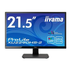 【中古】iiyama モニター ディスプレイ XU2290HS-B2 (21.5インチ/フルHD/AH-IPS/HDMI,D-sub,DVI-D)