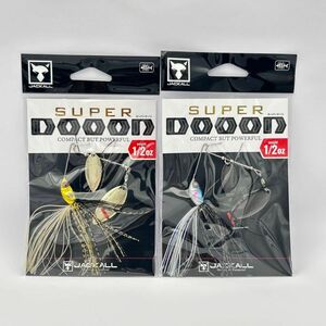 ジャッカル スーパードーン 1/2oz 2個セット 未開封 キンクロ ＆ ガンメタハス SUPER DOOON JACKALL スピナーベイト