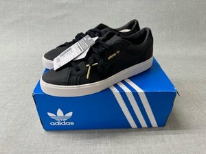 【未使用品】adidas アディダス レディースシューズ SLEEK W CG6193 サイズ24.0Cm ブラック (管理番号049103）