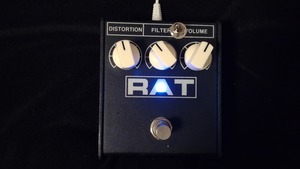 Proco RAT2 KEELEY風 Mighty Mouse風3モードの歪改造品（モディファイ品）ソケット式LM308P/HOTEI/BOOWY