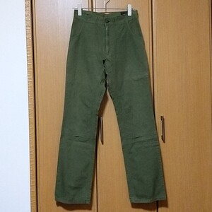 HOGGS パンツ ダブルニー カーキ オリーブ 30 日本製 Needles Engineered Garments , AiE , South2 West8 RandT Sonic Lab