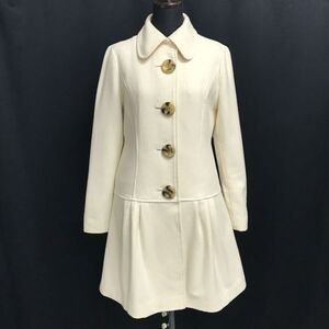 ミッシェルクラン/KLEIN PLUS★春秋/スプリングコート/ひざ丈【38/レディースM/アイボリー/ivory】Jacket/Jumper◆BH613