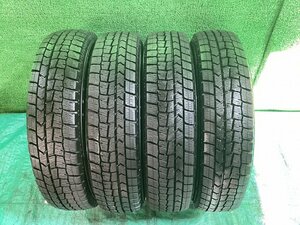 DUNLOP ダンロップ WM02 145/80R13 2019年製X3 2018年製X1 冬タイヤ スタッドレスタイヤ 4本セット A6-1 YM