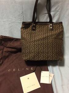 ●○ CELINE セリーヌ マカダム C柄 トートバッグ ○●