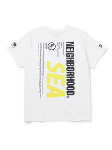 【Mサイズ】NEIGHBORHOOD WIND AND SEA NHWDS C-TEE . SS WHITE 201ELWSN-STM01S ネイバーフッド ウィンダンシー Tシャツ 白