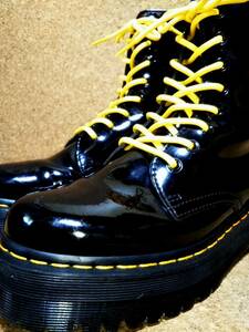 【Dr.MARTENS】ドクターマーチン ジェイドン パテント 8ホールブーツ UK7 (26cm ) QUAD RETRO JADON PATENT 8EYE BOOT 厚底 エナメル