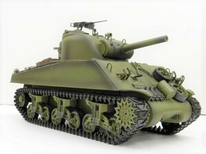 【赤外線バトルシステム付 対戦可能 塗装済み完成品戦車ラジコン】 Heng Long Ver.7.0 2.4GHz 1/16 M4A3 シャーマン 3898-1