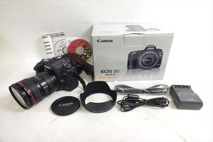 ◇ 1円スタート ◇Canon キャノン EOS5D MarkII デジタル一眼レフ 24-105mm 1:4 L 中古 現状品 241108R7261