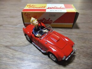 所さん愛車☆ AC　COBRA　４２７　赤 SOLIDO 1/４３　ソリド　フランス製　オリジナル箱付き