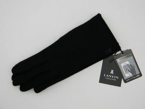 ◆ LANVIN ランバン ◆ 黒の手袋 ◇