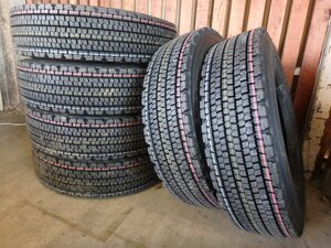 B293 新品 2024年製 送料無料【225/90R17.5 127/125】ブリヂストン W900 スタッドレス 6本